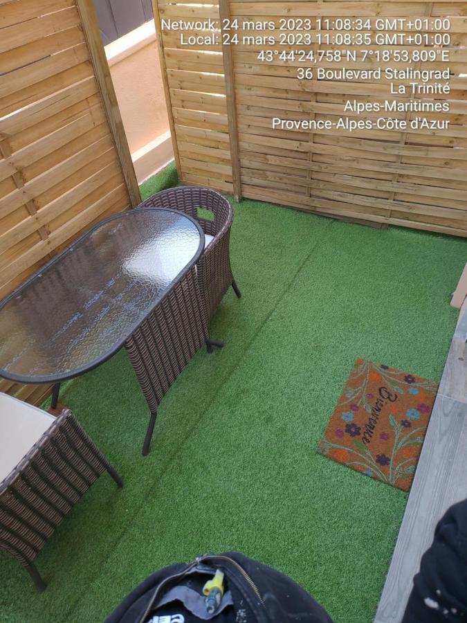 Studio 1 A La Trinite Proche De Nice, Monaco Et L'Italie 外观 照片