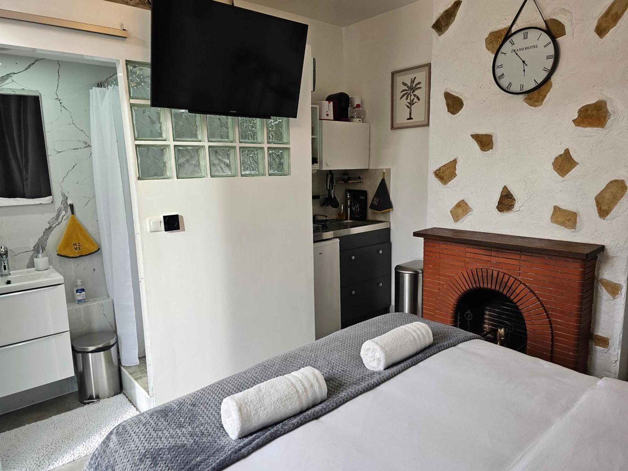 Studio 1 A La Trinite Proche De Nice, Monaco Et L'Italie 外观 照片